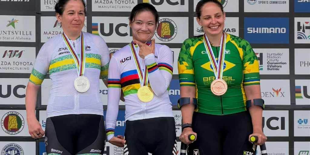 Brasil conquista cinco medalhas e encerra participação no Mundial de paraciclismo em Huntsville