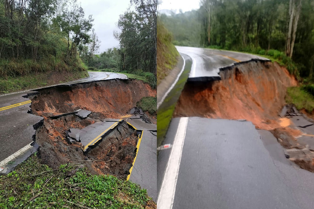 Chuvas intensas isolam Adrianópolis e afetam mais de 14 mil pessoas no Paraná