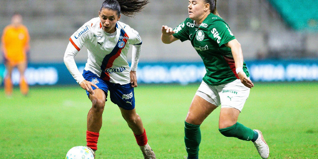 Luta por vaga na semi do Brasileirão Feminino tem 1 a 1 entre Bahia e Palmeiras