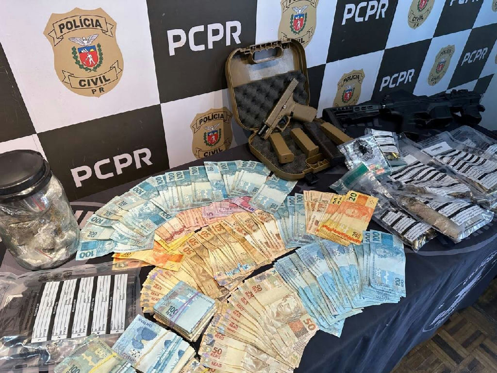 Operação policial desarticula grupo de tráfico com estrutura empresarial no Paraná e Santa Catarina