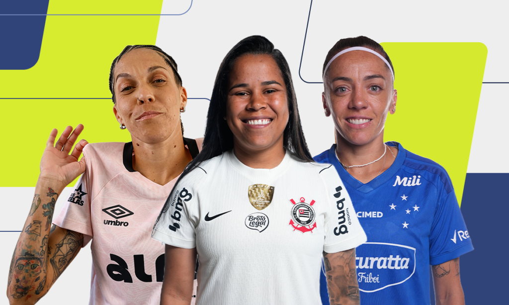 Três finalistas disputam o gol mais bonito do Prêmio TV Brasil Petrobras para Elas de 2026