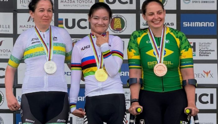 Brasil conquista cinco medalhas e encerra participação no Mundial de paraciclismo em Huntsville