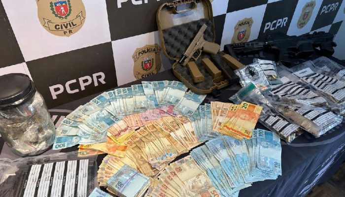 Operação policial desarticula grupo de tráfico com estrutura empresarial no Paraná e Santa Catarina