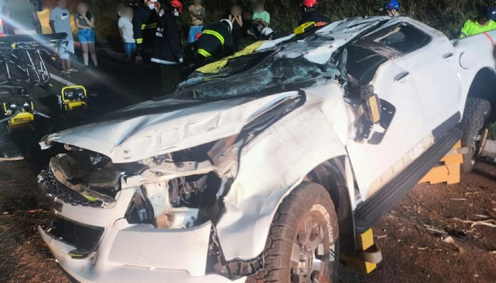 Tragédia na Br-376: adolescente morre e jovem fica ferido após capotamento e colisão